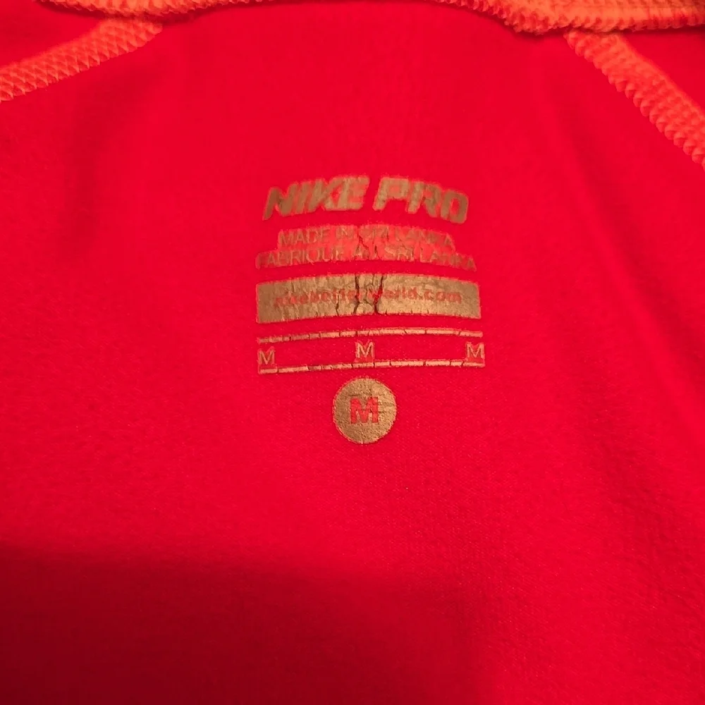 Nike Pro Reddish Orange  Athletic Top M